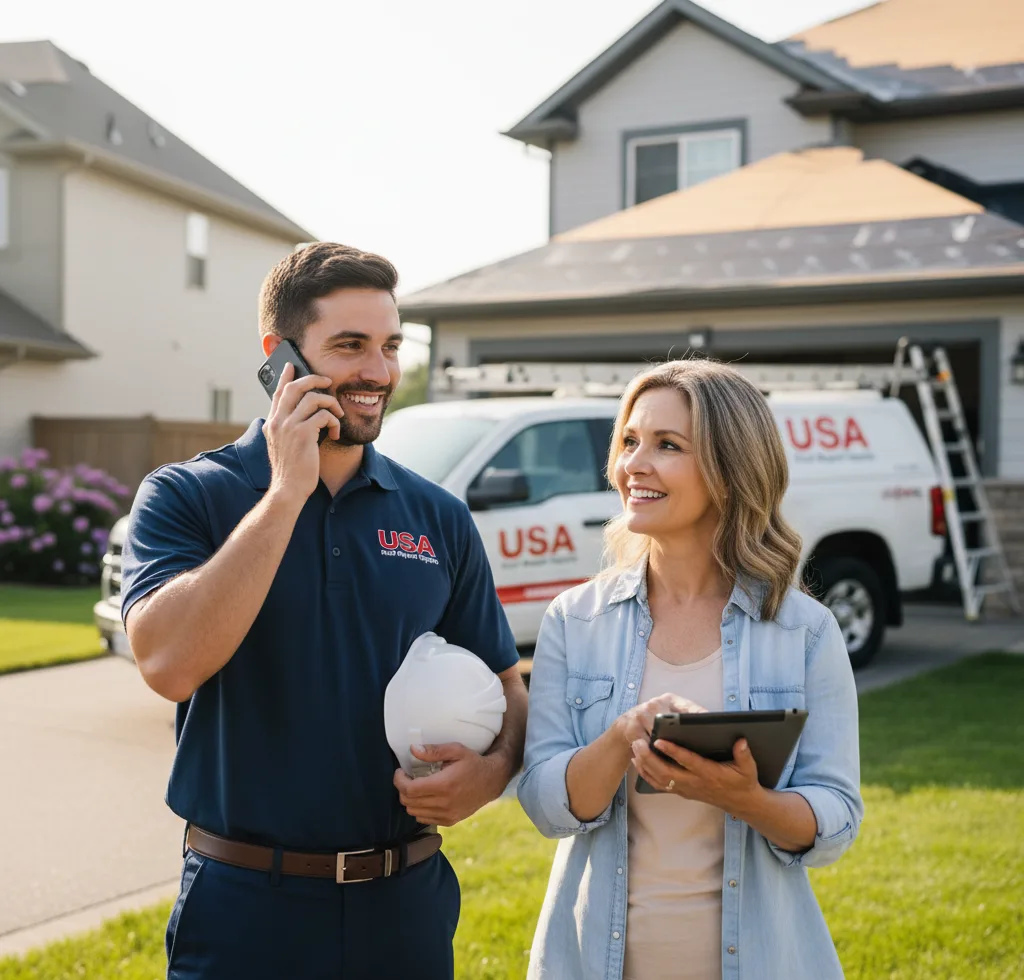 USA Roof Repair Experts customer support in Erlanger